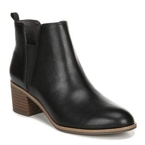 Dr. Scholls Teammate - black booties - Size 8